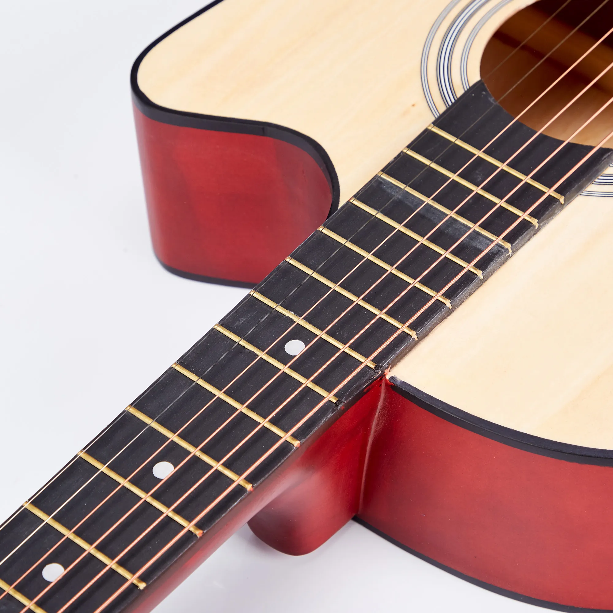 38-Inch Cutaway Acoustic Guitar - Available in Multiple Colors - Image 5