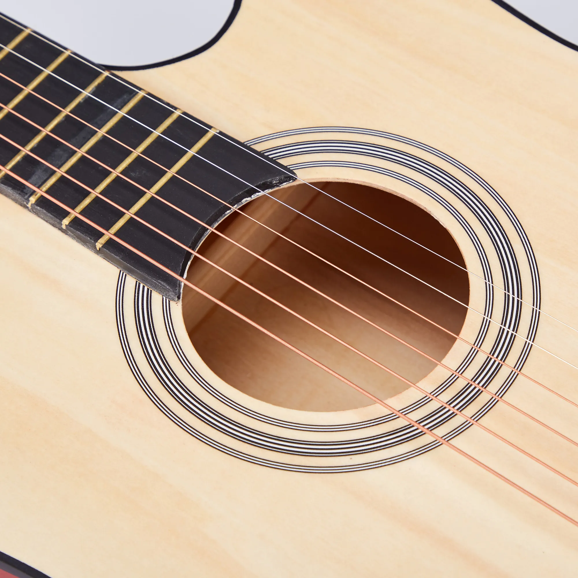 38-Inch Cutaway Acoustic Guitar - Available in Multiple Colors - Image 4