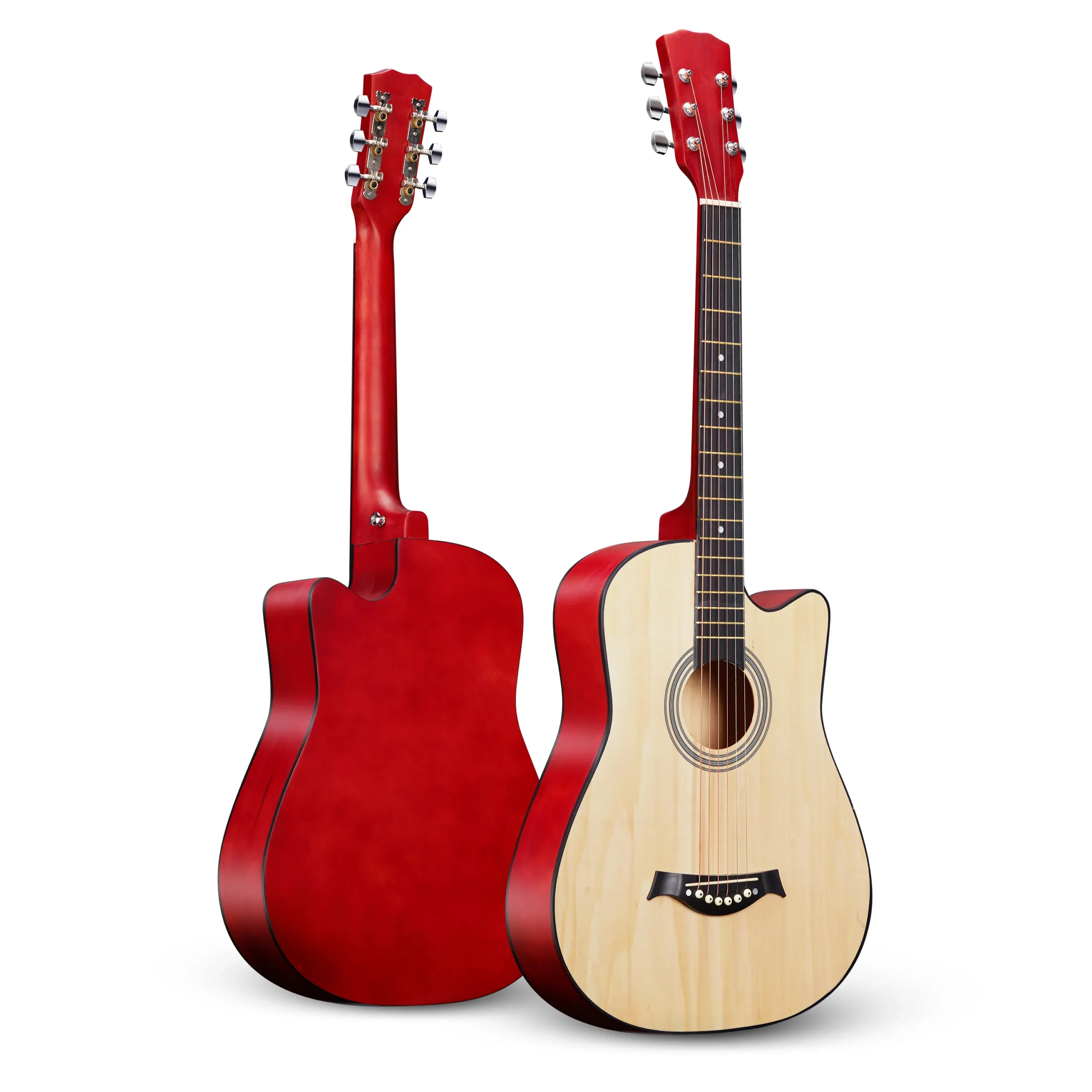 38-Inch Cutaway Acoustic Guitar - Available in Multiple Colors - Image 11